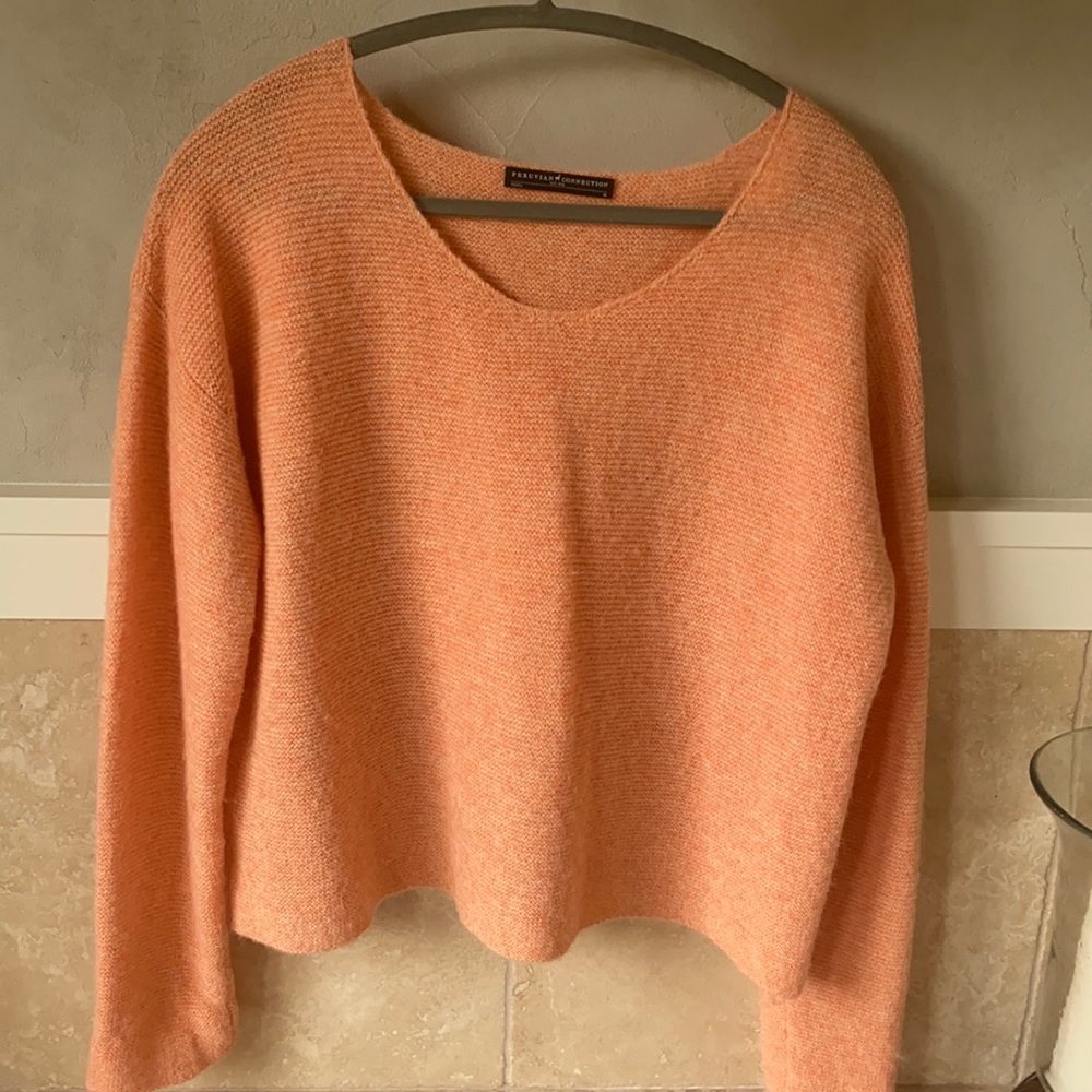 Peruvian Connection Baby Alpaca Knit Sweater M